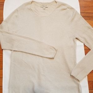 BURBERRY LONDON 100% Cashmere long sleeve sweater